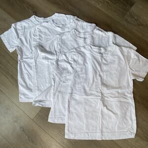 Gap Kids Organic Cotton Undershirt T-Shirt Kids Sz L 10-12 White | Lot 4